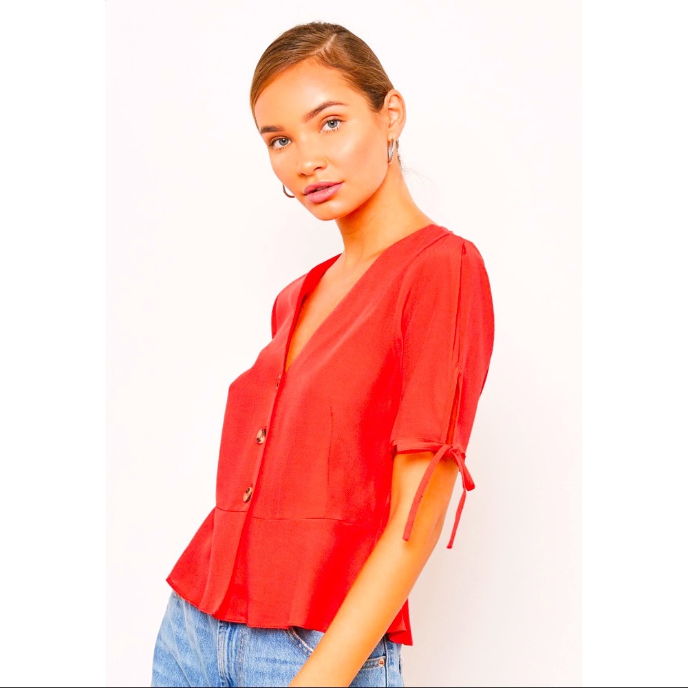 TOPSHOP | Button Down Blouse